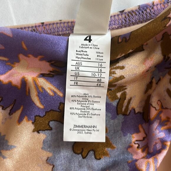Zimmermann Violet Bikini Bottom size 12 NWT - Picture 5 of 8